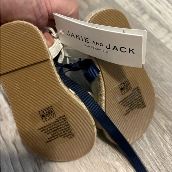 Janie and Jack White Yellow Sandals with Lemons - Picture 6 of 7